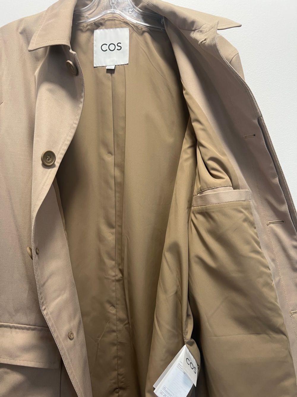 COS Tan Lightweight Jacket - Picture 4 of 5